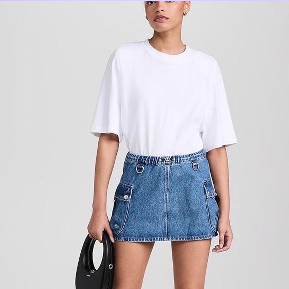 Coperni Cargo Denim Skirt